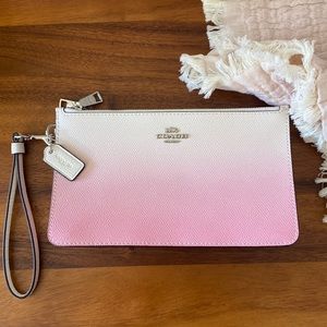 Coach Crosby Clutch with Pink Ombré